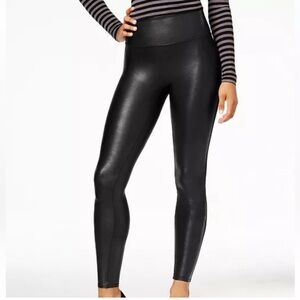SPANX Glossy‎ Black Leggings
